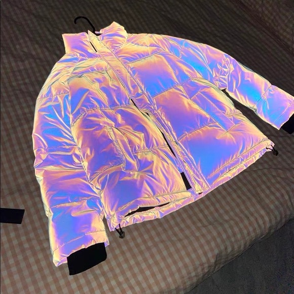 Jackets & Blazers - Reflective down jacket puff